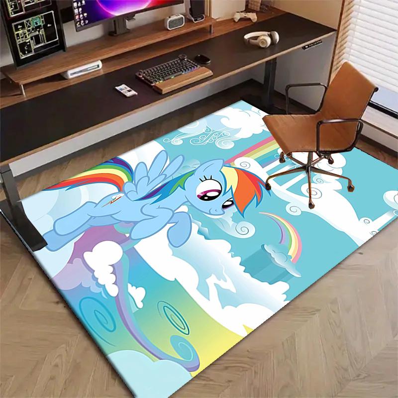 1pc My Little Pony7 Design Printed Area Rug Carpet for Bedroom Living Room Home Decor Rugs Mat Non Slip Mat Rug for Bedside
