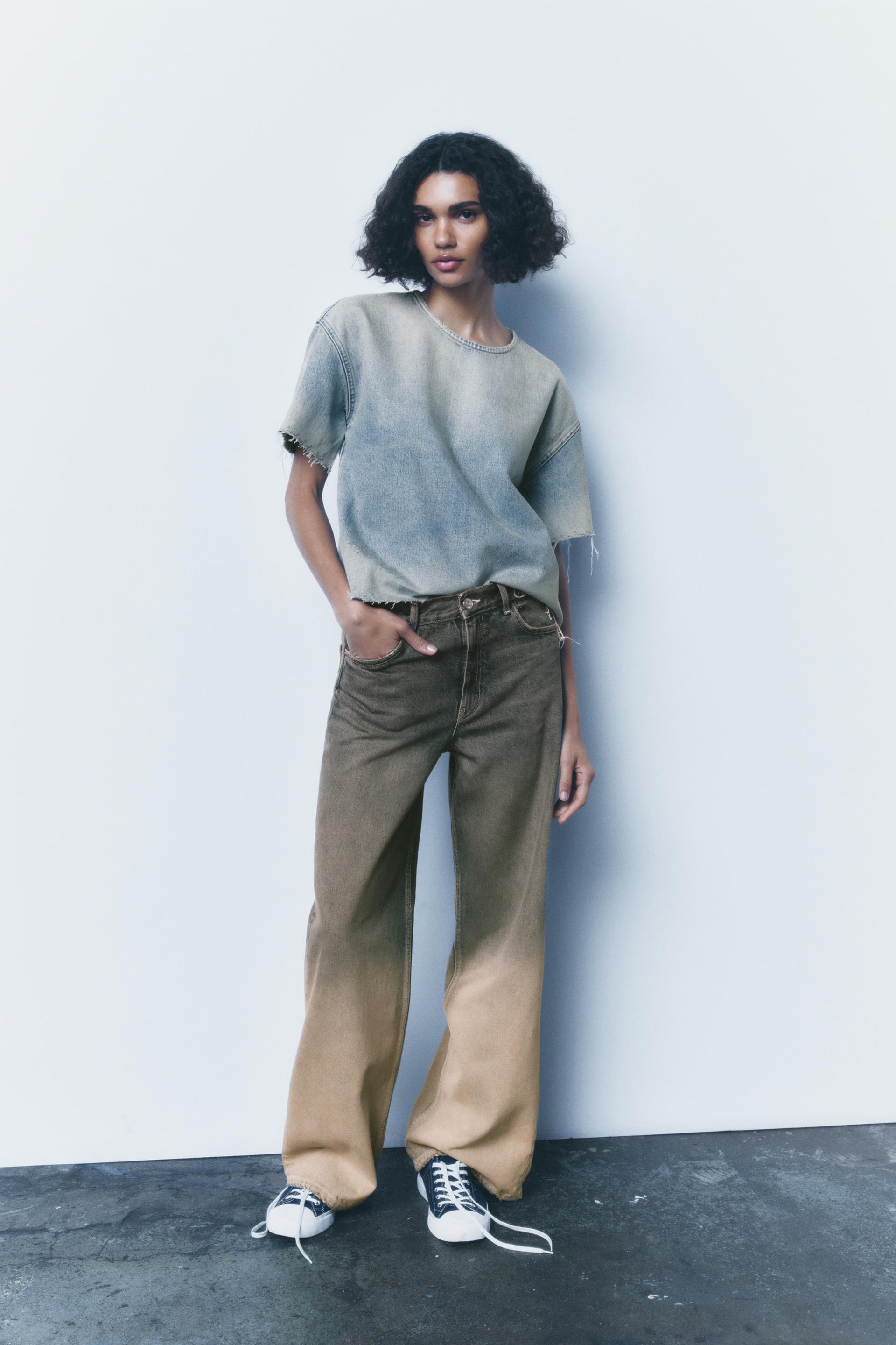 

ДЖИНСОВАЯ РУБАШКА TRF