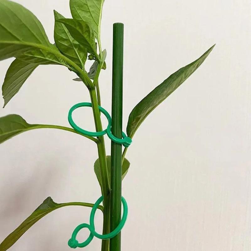 Garden Vine Strapping Clips Plant Bundled Buckle Ring Holder Tomato Garden Plant Stand Tool Gardening Supports Tools