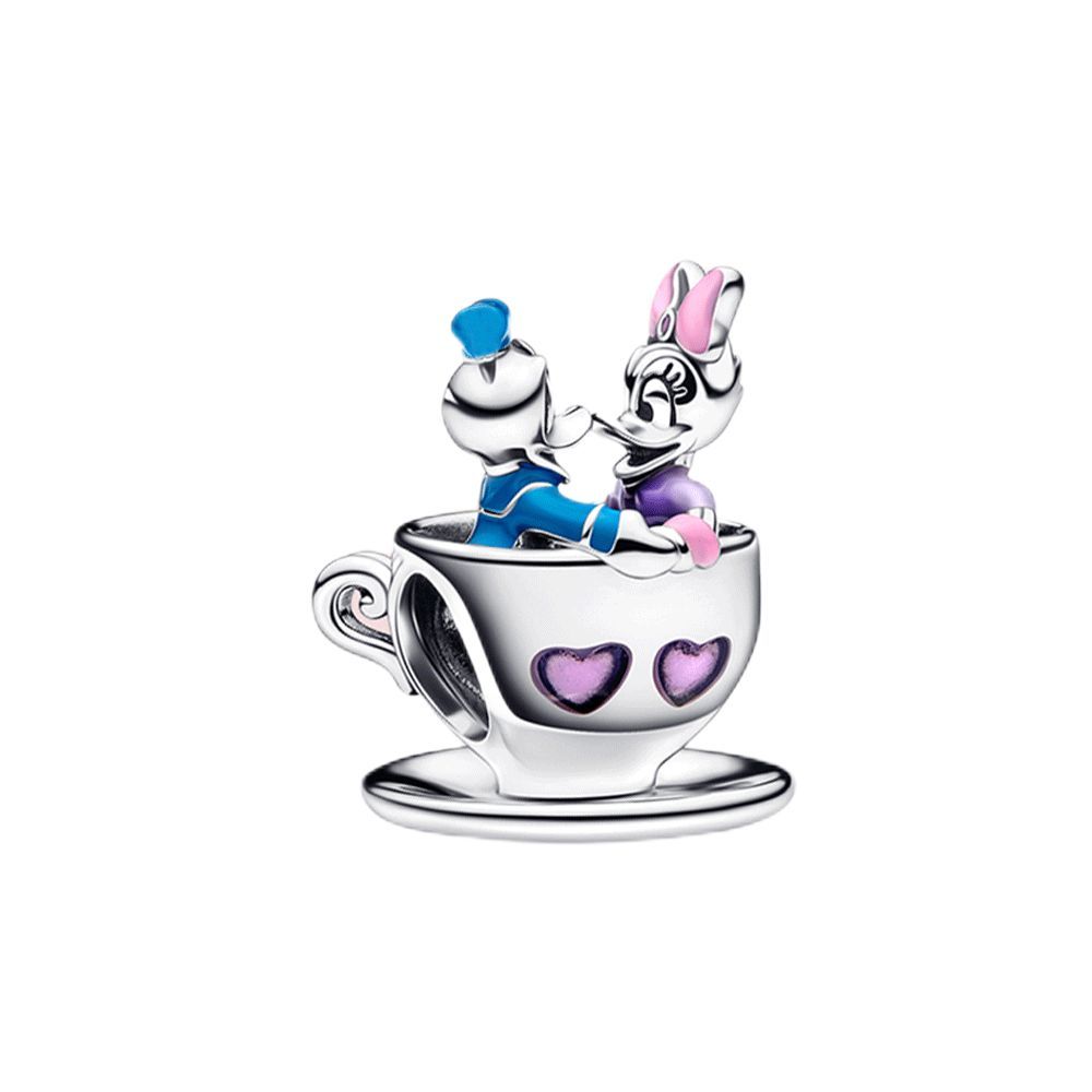 Danturn 925 Silber Charms Verhedderter Mickey Minnie Mulan Anhänger für Frauen Schmuckherstellung Armbänder Halskette