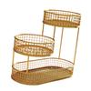 Fruit Basket, Bowl Stand, Vegetable Metal Mesh Shelf, Versatile for Storing Fruit,