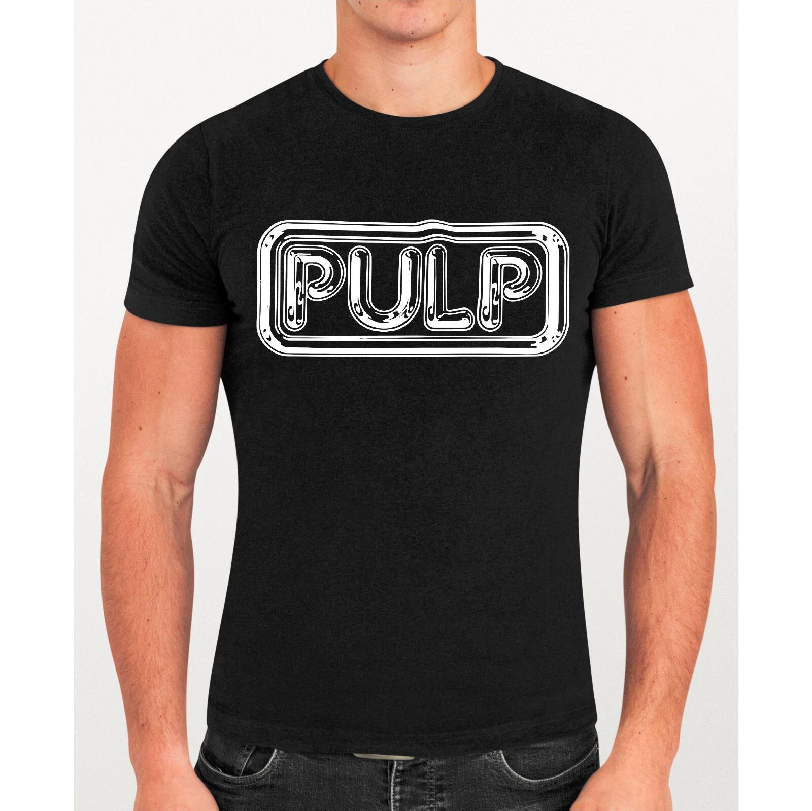 

Men s Official Pulp Multi Logo T-Shirt, Class Logo Classic Xmas Gift Tee Top 2XL