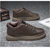 Winter Mens High Top Fleece Lined Casual Shoes Non Slip Durable