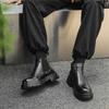 2025 Martin Stiefel Herren Mittelhoch Dicksohlig Retro Handgriff Vielseitige Kurze Chelsea Stiefel Trendige Herrenstiefel 2114-J