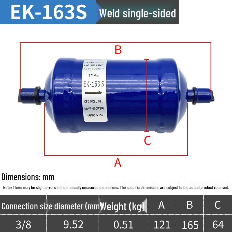 Central Air Conditioning Cold Storage Dryer Filter Unit - Refrigeration Accessories 083/084