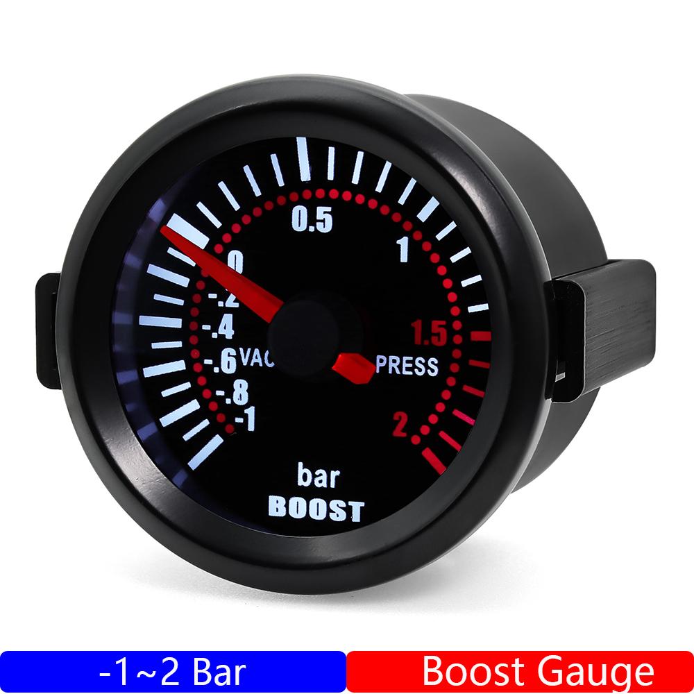 Universal Gasoline Car 2"; 52MM Tachometer/Water Temperature/Oil Temp Meter/Boost Meter PSI Bar/Oil Pressure Gauge with