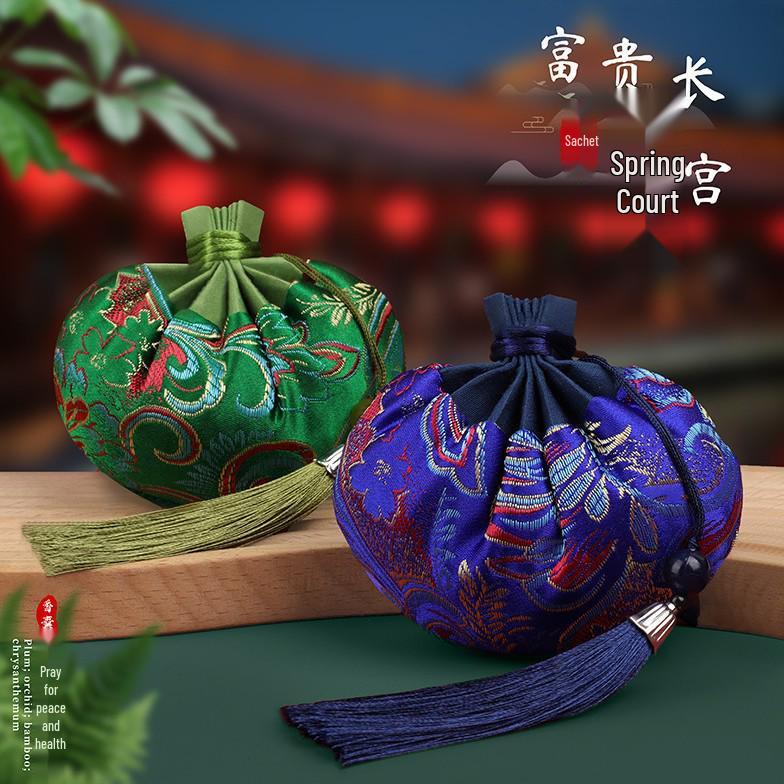 Dragon Boat Festival Embroidered Sachet: Ancient-Style Scent Bag & Portable Hanfu Accessory