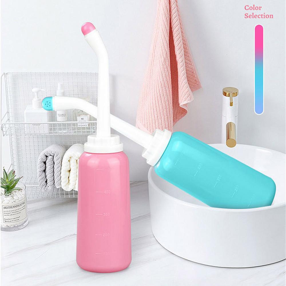 Wash Ass Portable Handheld Blue 500ml Cleaning Toilet Spray Cleanable Travel Carry Pte Handheld Spray Small Sitz Spray