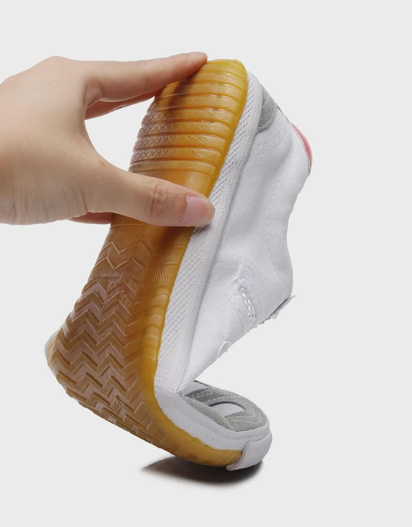 Breathable Unisex Volleyball & Training Sneakers - Non-Slip Canvas Mesh, Cow Tendon Sole, Ideal for Spring/Autumn