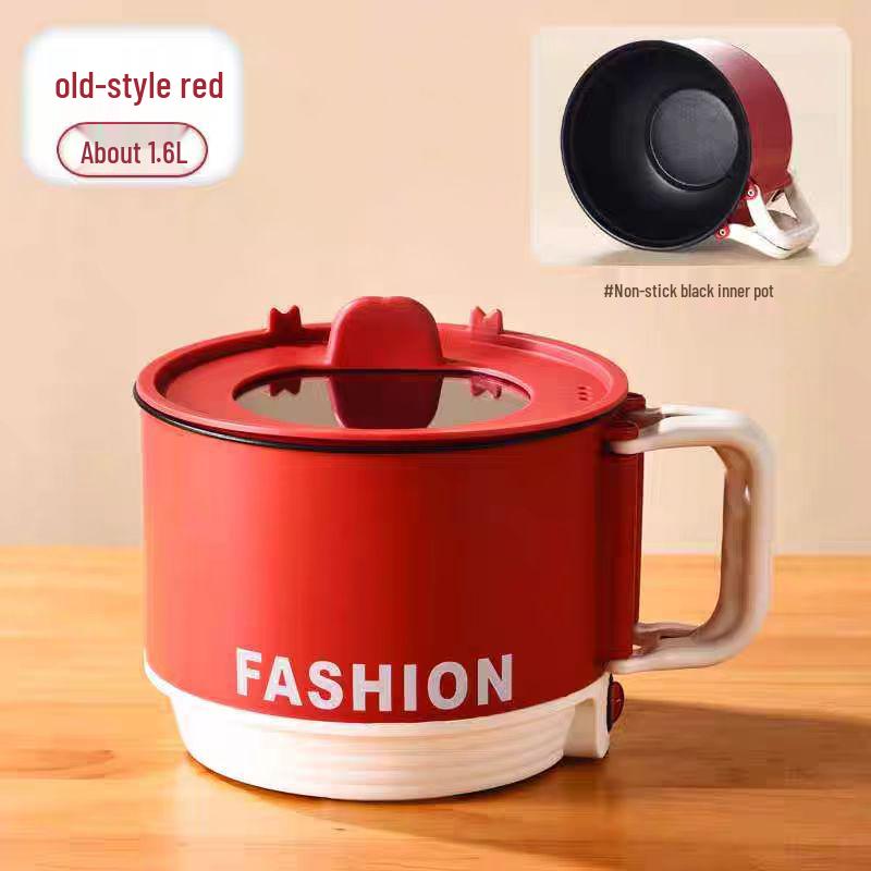 Multi-Functional Electric Cooker: Compact Electric Pot for Dorms, Steaming, Cooking, and Instant Noodles.