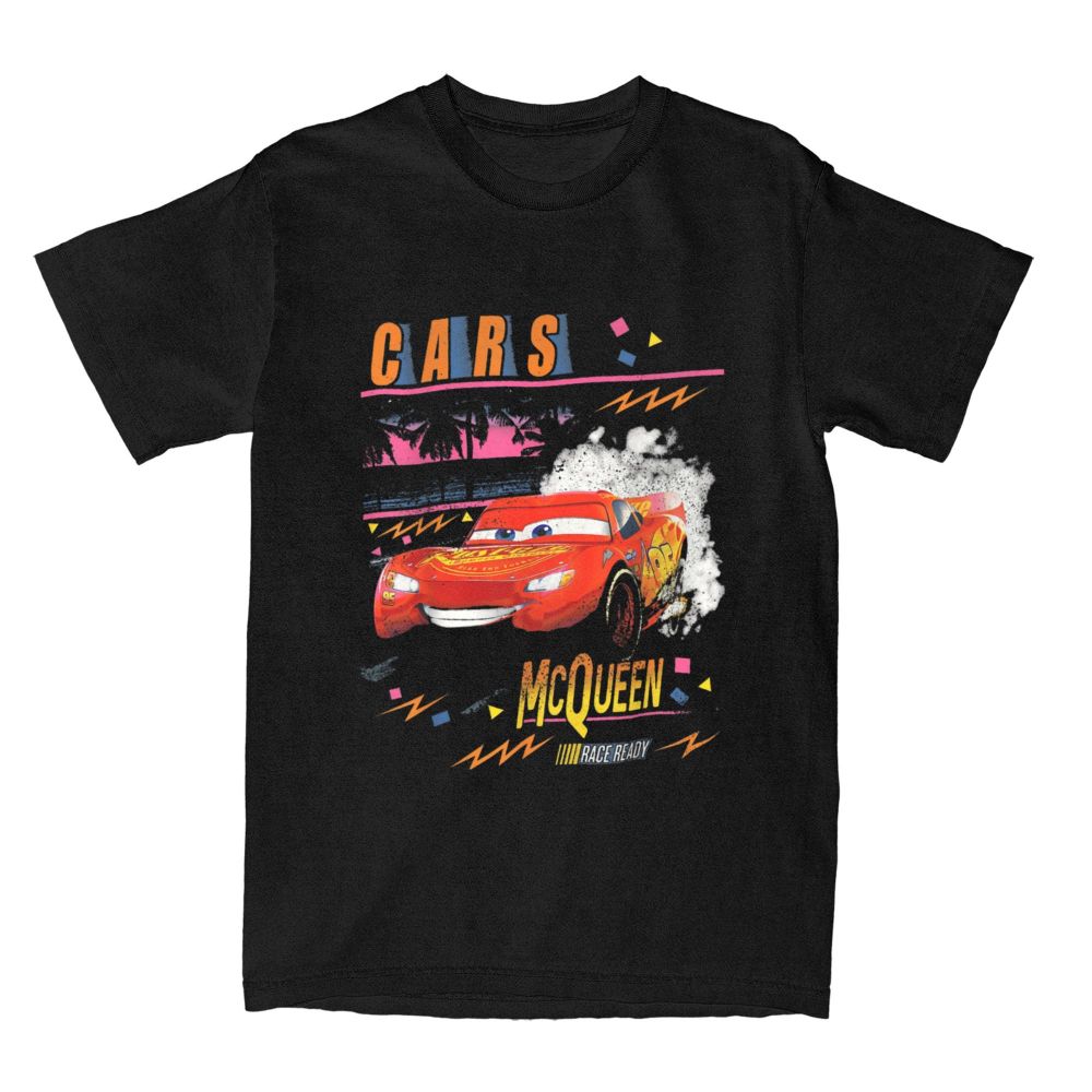 New Cars Lightning McQueen Sally Carrera Graphic Print High Quality Unisexs and WoUnisex Short Sleeve Loose Casual TShirts