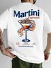 2025 Fashion Wine Glass Print 100 Cotton Men Women Tshirts Summer Autumn Daily Outdoor Sports Casual Loose Street Short Sleeve