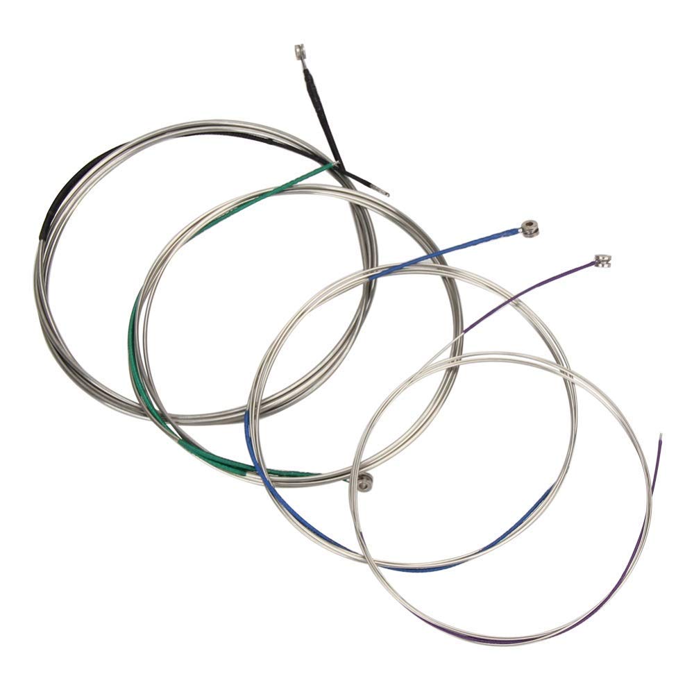 

Imelod Cello Strings Full Set (A-D-G-C) Universal Steel Core Nickel-Chrome Winding with Nickel-Plated Ball Ends for 44, 34, 12, and 14 Cellos