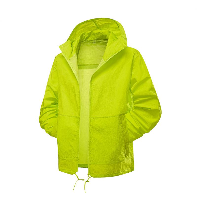 Sunscreen Tops Men's Outdoor Antibacterial Light and Breathable Sunscreen Clothes Women's UV-proof Overalls Customized