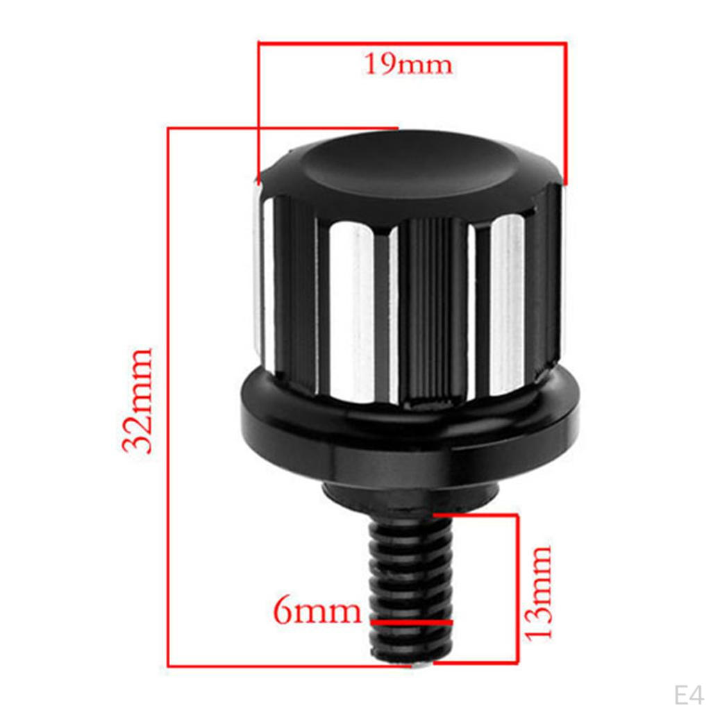 Seat Bolt Screw Knurled Seats Cover Bolts Aluminum for 1997-2017