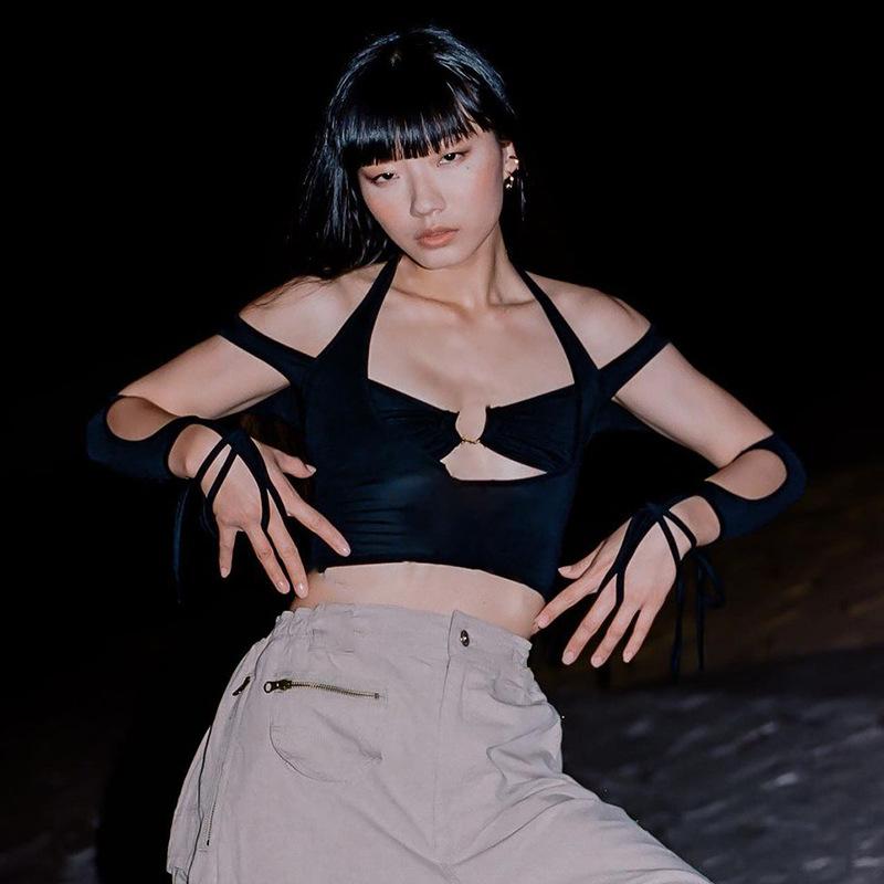 Harajuku Hollow Out Sexy 2022 Blouses Summer Clothes Tshirts for Women Top Female T-shirt Women's T-shirt Crop Tops T Shirt