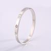 Classic titanium steel bracelet for women, popular fashion light luxury bracelet, ten diamond gold bracelet for girlfriends