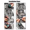New Round Shoelace Swivel Buckle Laces Automatic Shoe Laces Tennis Sneakers No Tie Shoelaces Adults Kids Unisex Shoe Accessorie