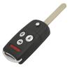 Funda para Mando de Coche de 4 Botones MLBHLIK‑1T Plegable Reemplazo para Accord Acura MDX RDX ZDX