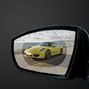 2pcs Rainproof Sticker Oval Auto Anti Fog Mirror Protective Accessories