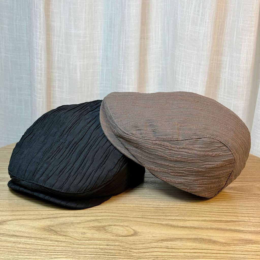 Japanese Retro Solid Color Simple Progressive Hat Women's Spring and Summer Casual All Match Face Showing Little Painter Hat Korean Beret