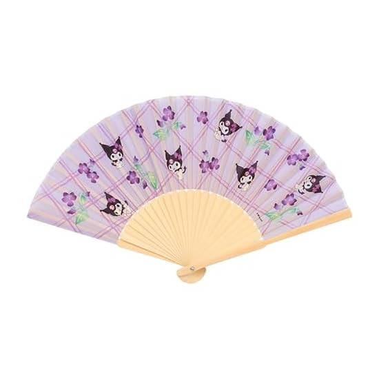 SANRIO Kuromi Folding Fan with Case 835986