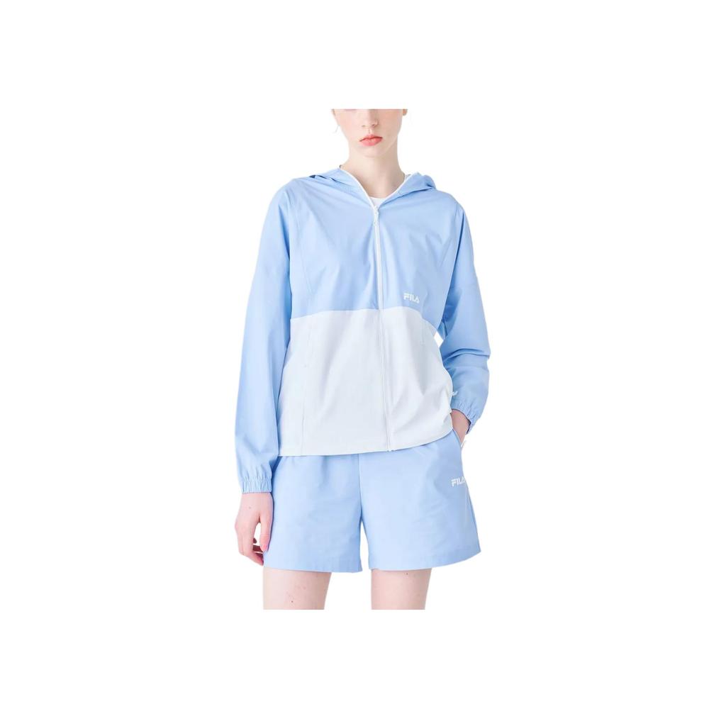 New FILA Jacket Women's Blue & White FS2FTF2252F-PBE