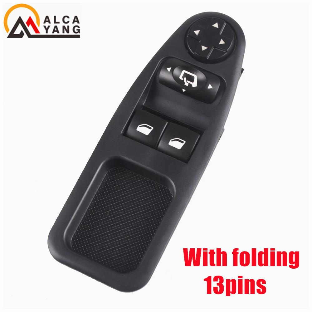 6554.ZJ For Fiat Scudo Citroen Jumpy Citroen Dispatch Peugeot Expert Master 2007 - 2016 Power Window Switch Control Button