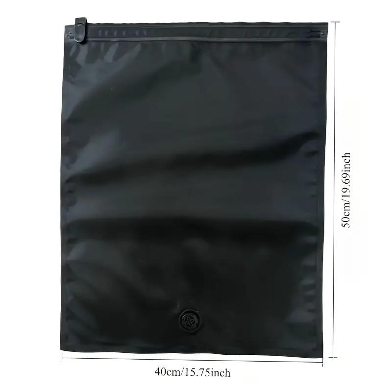 Hand Roll Vacuum Compression Bag with One-Way Valve, Reusable Compression Sack for Traveling and Camping, No Pump Required