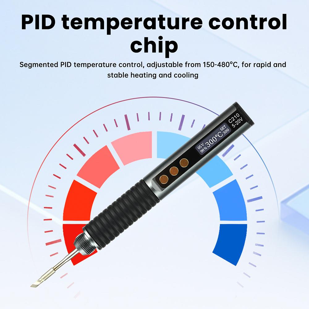 DC 9-20V Soldering Iron Portable Mini Type-C USB Household Electronic Repair Solder Welding Tool Student Electric Soldering Pen
