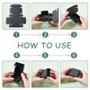 100pcs Cardboard Gift Packaging Boxes Folding Boxes for Hand-made Soap Square Black Finnished Product: 5.5x5.5x2.5cm