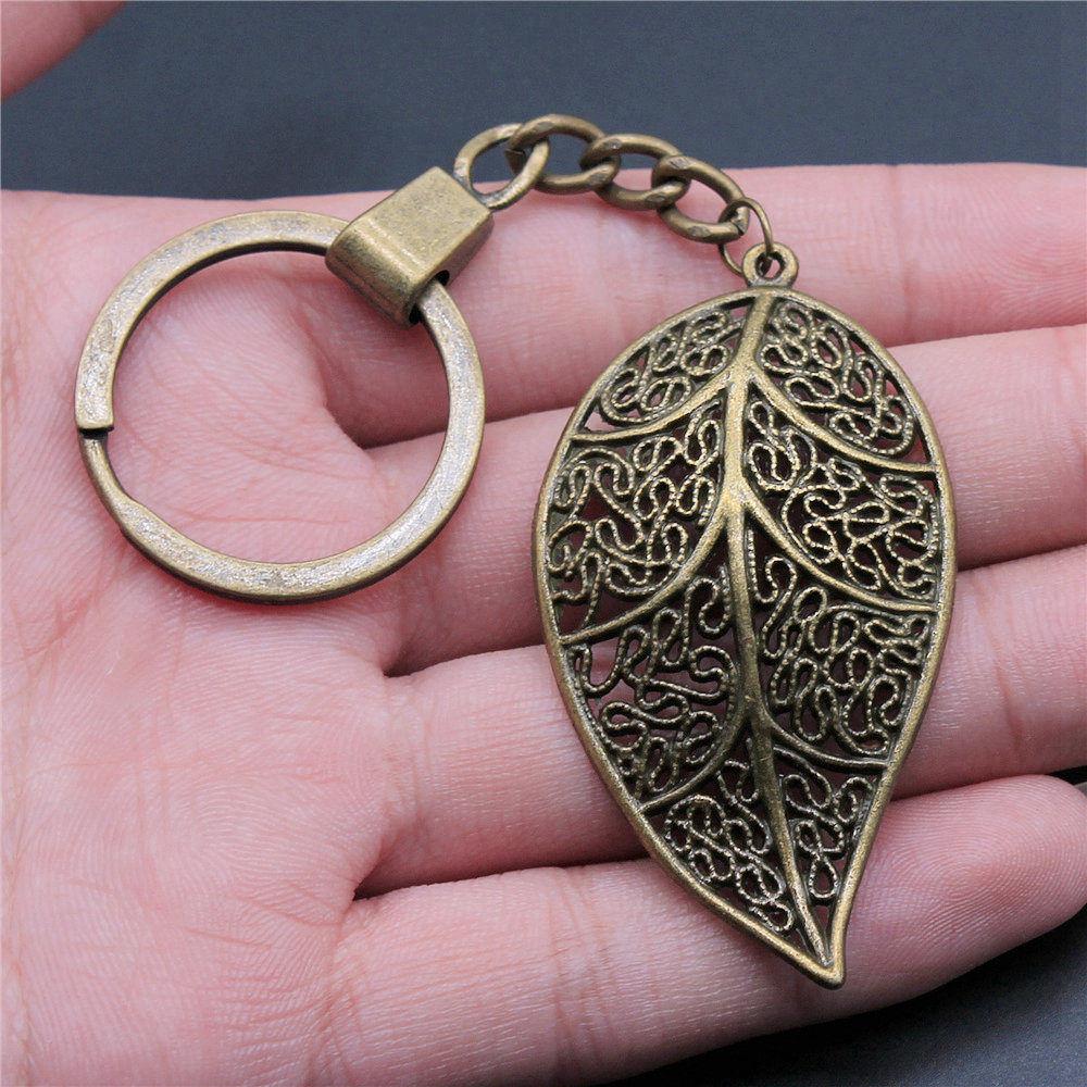 Tree of Life Nature Growth Pendant Antique Bronze Metal Keychain Trendy Gift for Nature Lovers