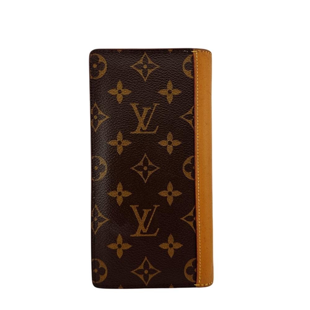 LOUIS VUITTON M69029 Monogram leather Portefeuille Blaza NM Purse Brown leather Used
