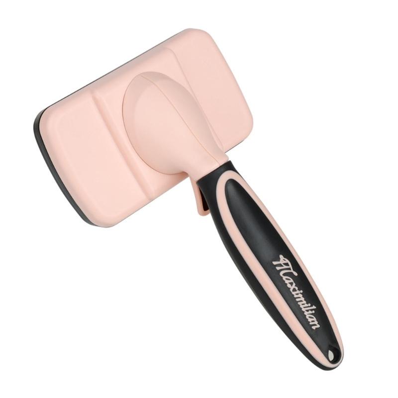 Dog Brushes Cat Combs Self Cleaning Slicker Brush for Shedding Hair Anti-Slip Handle Grooming Brush for Loose Fur