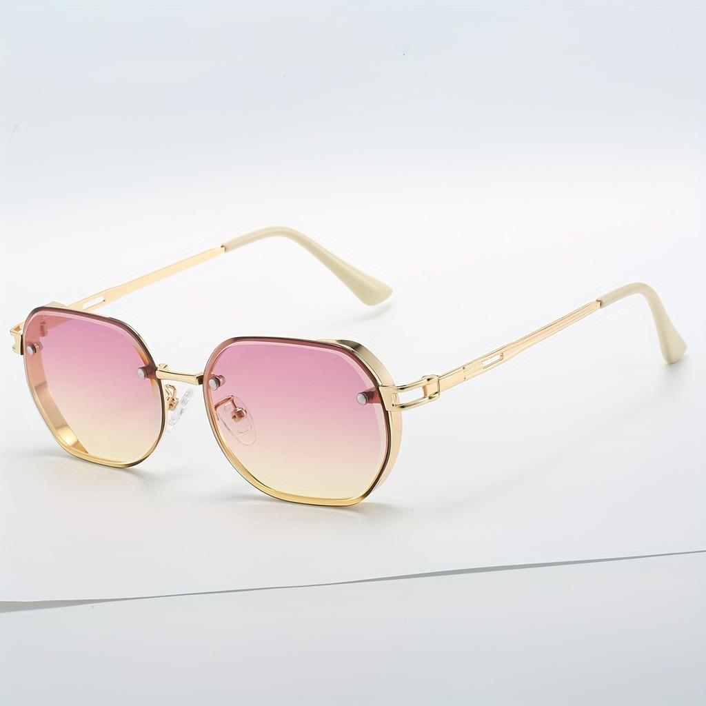 Retro Male and Female Square Stylish Eyewear Gradient Sunglasses Male Female Stylish Oversized Sun Eyewear Eyewear Latest Gradient UV Protection 400