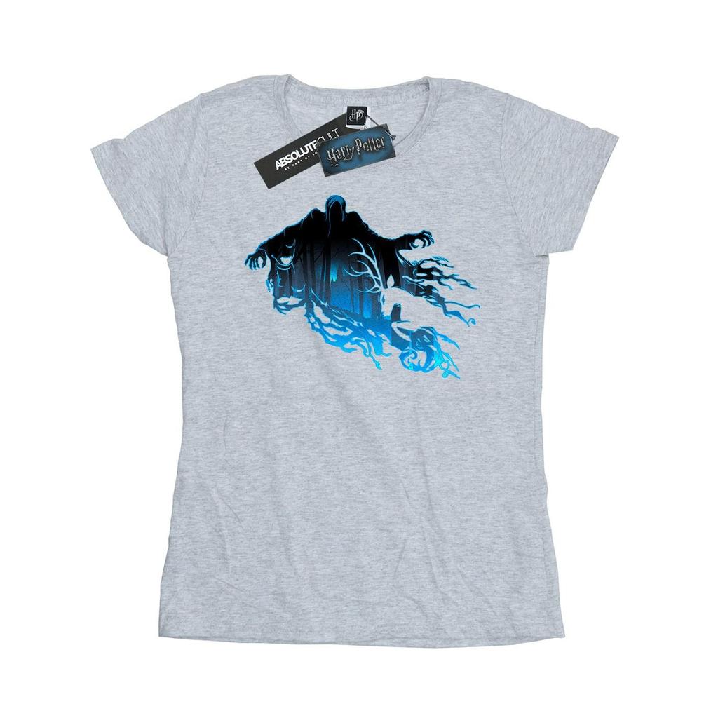 Harry Potter Womens/Ladies Dementor Silhouette Cotton T-Shirt