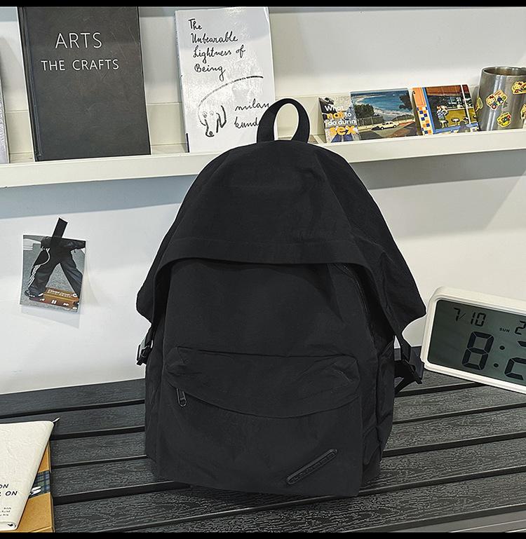 School bag new lightweight outdoor wind brim backpack Japanese ins simple Mori travel parent-child backpack men