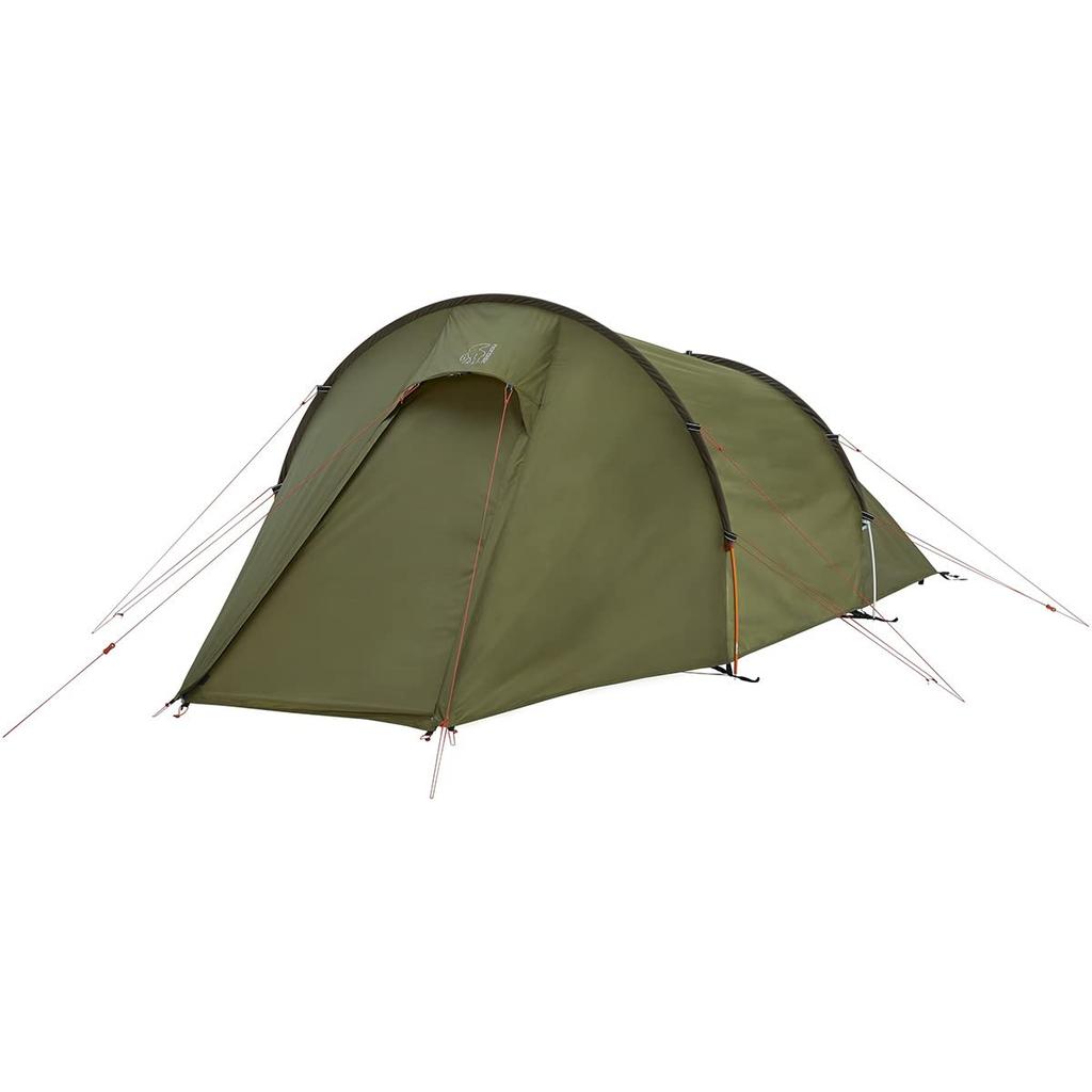 NORDISK HALLAND 2 PU 2-Person Outdoor Camping Tent, Dark Olive, 122062 (Official Japanese Product)