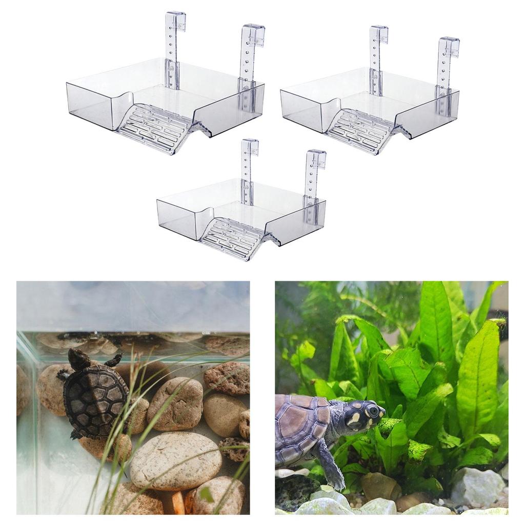 Hanging Turtle Resting Basking Platform Resting Terrace Turtle Tank Dock Floating Decor Reptile Habitat for Tortoises Turtles