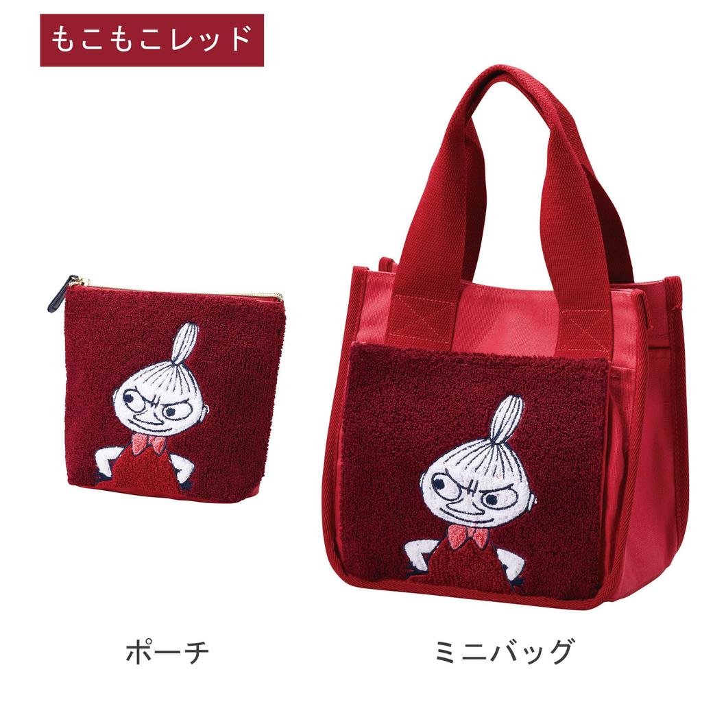Marushin Pouch MOOMIN Moomin Mokomoko Red Character Accessory Case Cosmetics Present Gift Birthday Ladies Miscellaneous Goods 1425023300