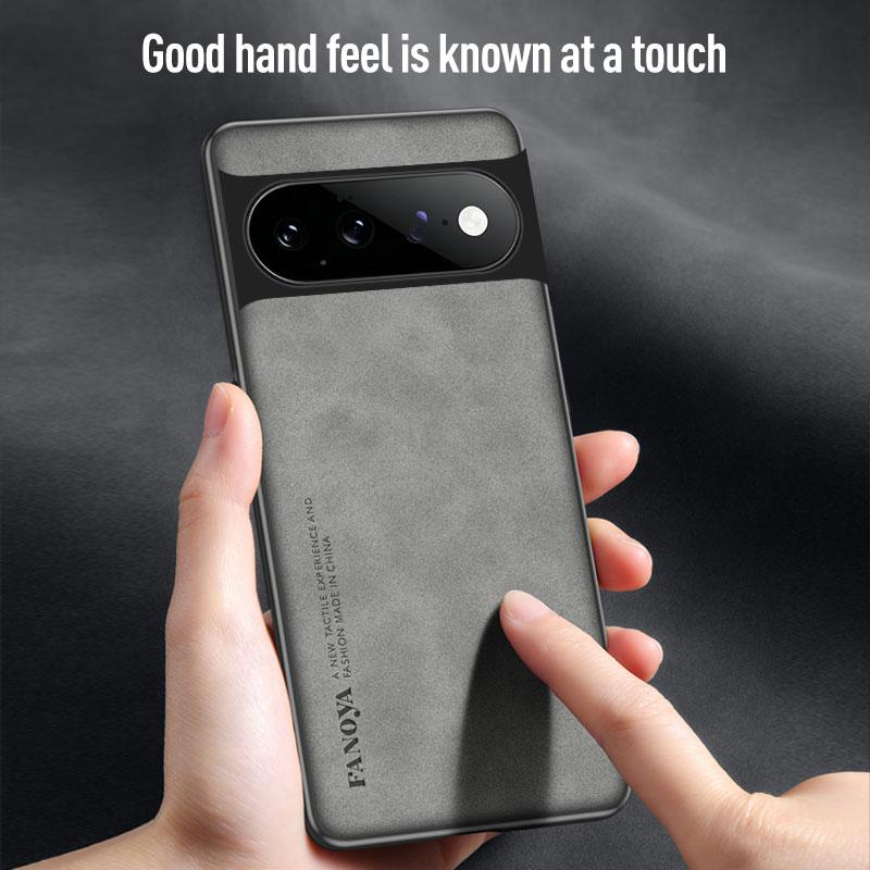 EUCAGR For Google Pixel 11 Pro XL Luxury Sheepskin PU Leather Phone Case For Pixel 11Pro XL Silicone Shockproof Back Cover