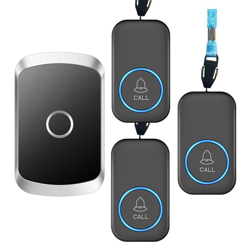 Wireless SOS Call Button for Elderly - Long-Range Emergency Alarm with Bedside Bell