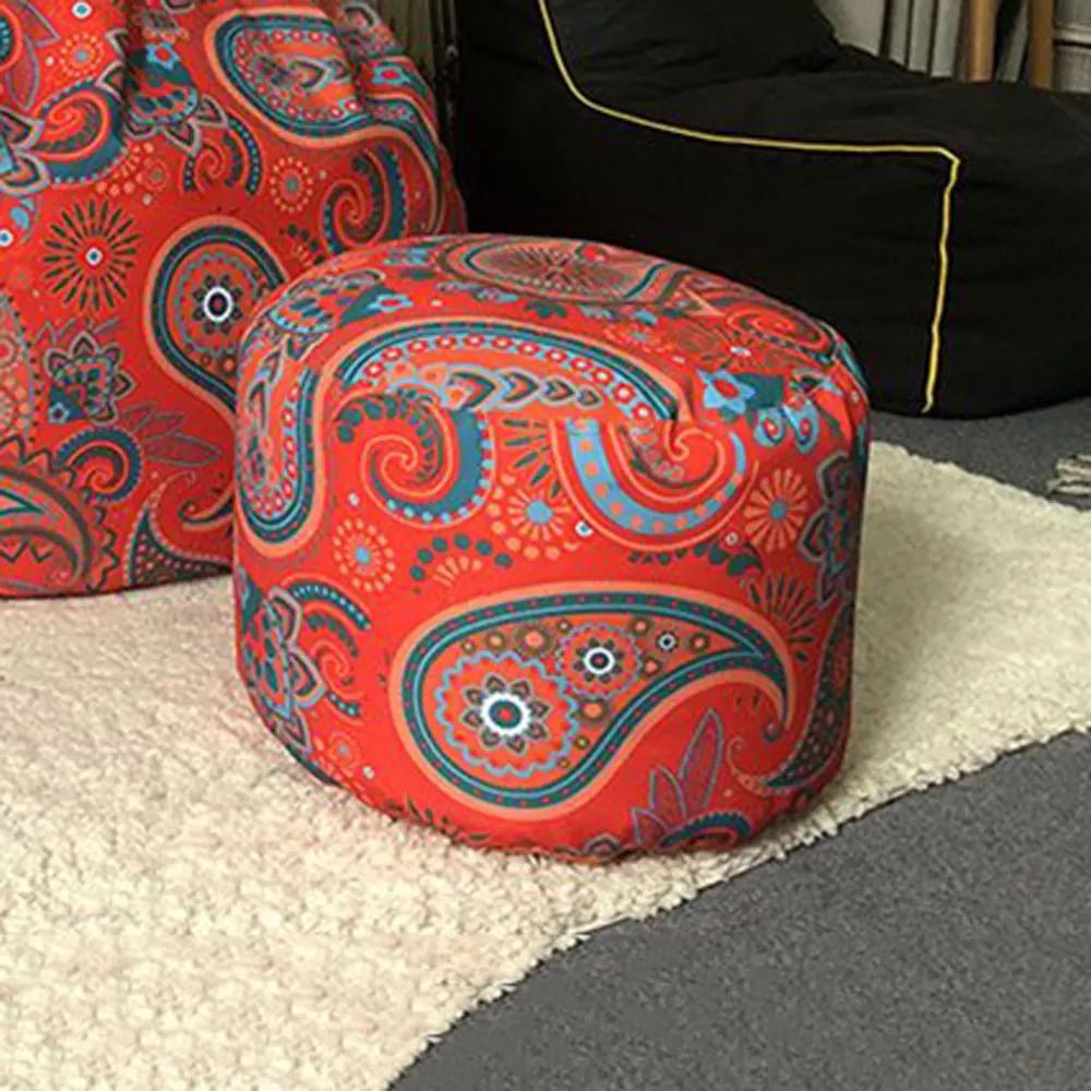 Outdoor Color Printed Inner Coat Does Not Contain Particles Waterproof Simple Leisure Bean Bag Lazy Sofa Chair Expression City