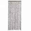 Hnědo-béžová síťová závěs proti hmyzu 90 x 220 cm Chenille