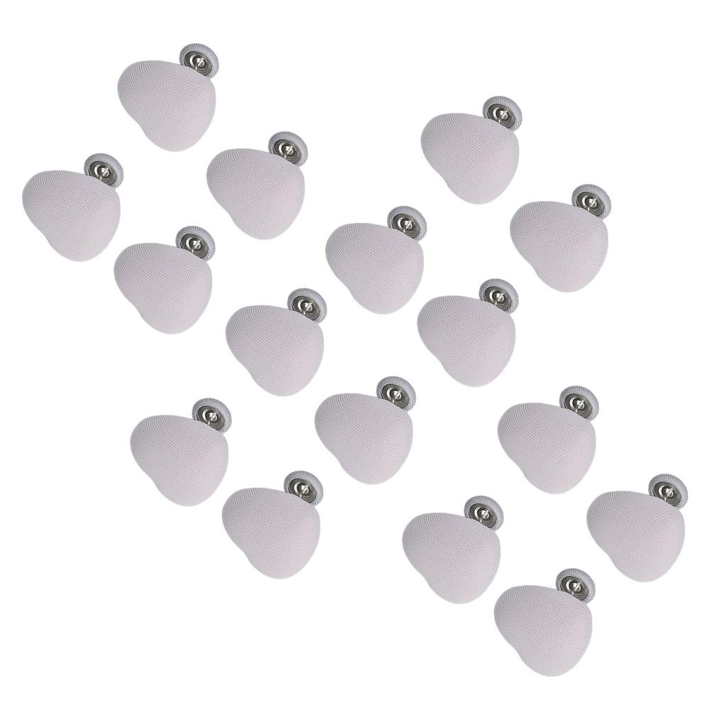 16 Stück Bettdecken-Befestigungsclips Herzform Abnehmbarer Bettdecken-Befestiger Daunendecke Decke Bettwäsche Halter Nadeln für den Heimgebrauch