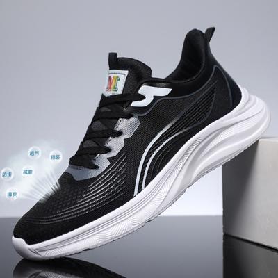 Chaussures Homme Mode 2024 Été Chaussures Décontractées Respirantes Homme Coréen Polyvalent Semelle Souple Antidérapante Chaussures de Course Baskets en Mesh Tenis Masculino
