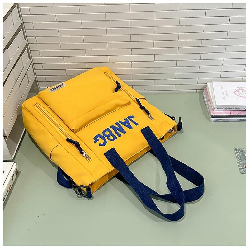 School Bag New High-value College Style Simple Letter Make-up Bag Light Travel Large-capacity Backpack