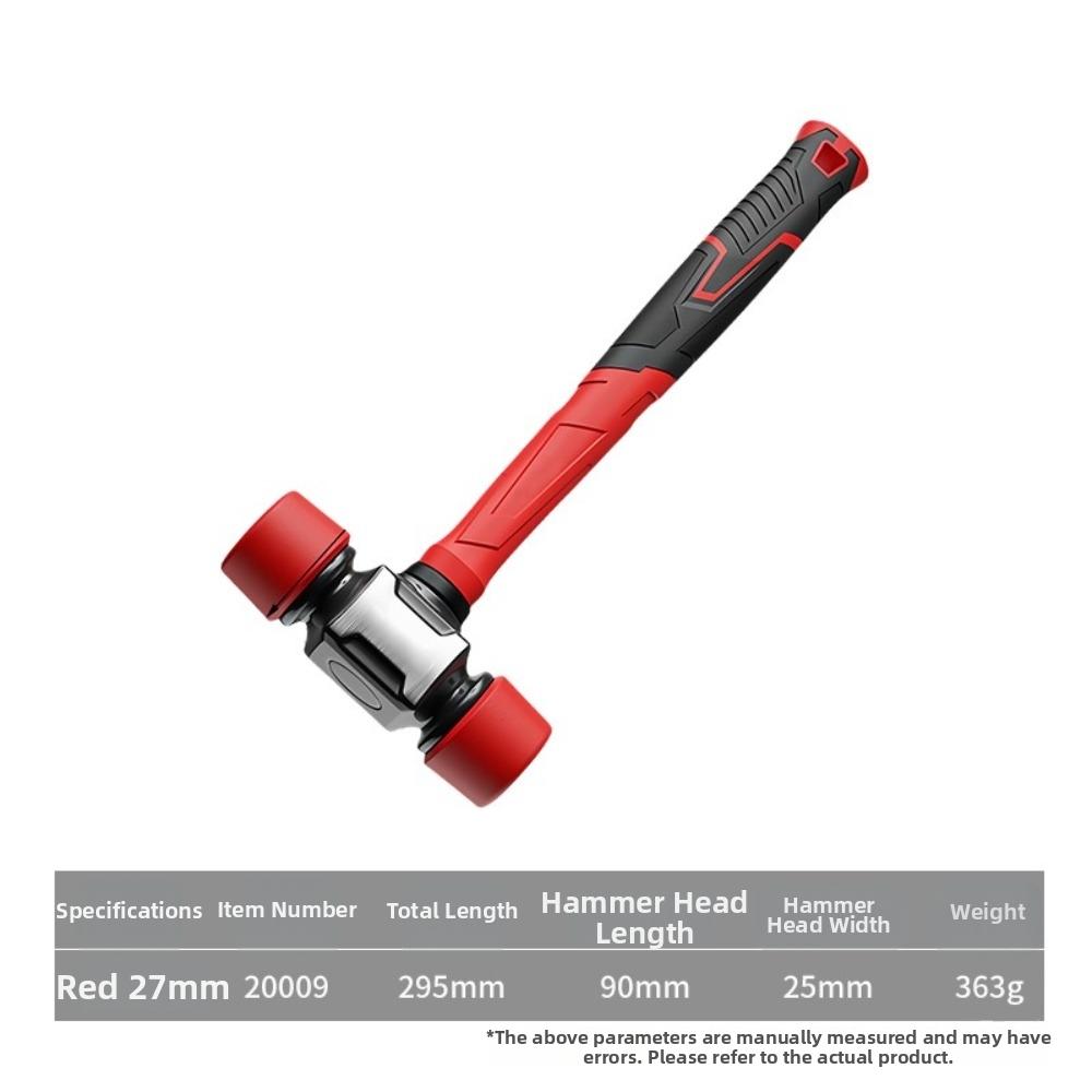 Non-Slip Grip Rubber Mallet Solid Rubber Head Installation Mallet Floor Tile Installation