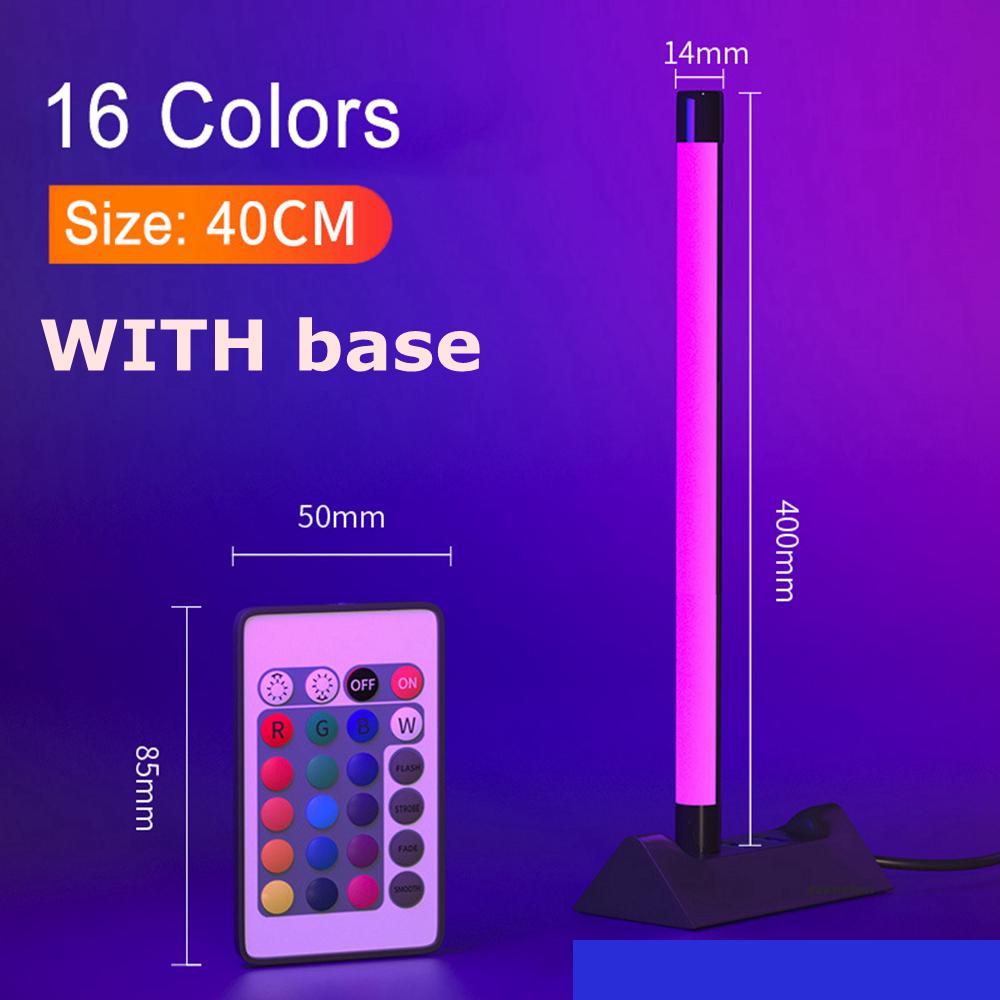 Iluminare LED pentru Fotografie Stick RGB Lampă de Umplere Lumini de Noapte Atmosferă Colorată Lampă Portabilă Alimentată USB pentru Selfie Frumusețe Live