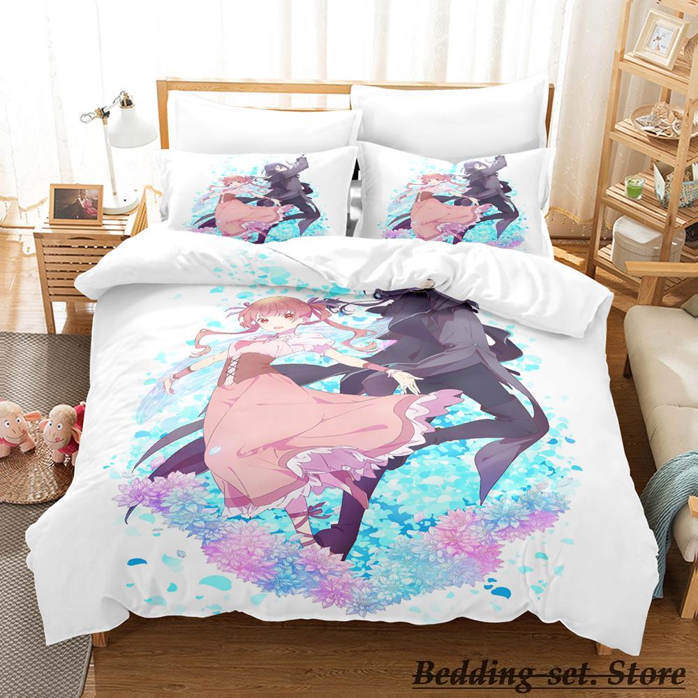 Sugar Apple Fairy Tale Bedding Set Single Twin Full Queen King Size Bed Set Adult Kid Bedroom Duvetcover Sets Anime